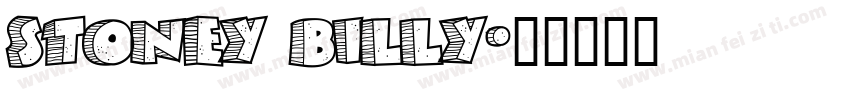 Stoney Billy字体转换
